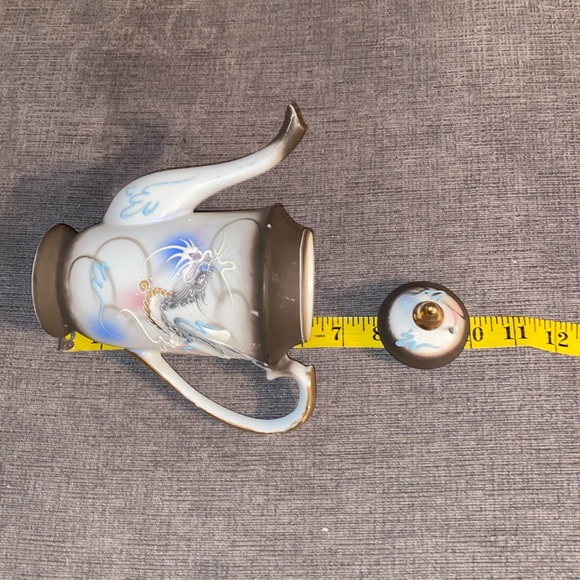 Vintage Japanese Moriage Dragonware 15pc Tea Set - Made in Japan﻿ - Picture 12 of 13